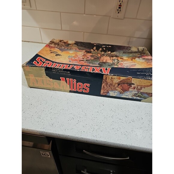 Axis & Allies Spring 1942 World At War Milton Bradley Gamemaster Series 1984 - Picture 6 of 16